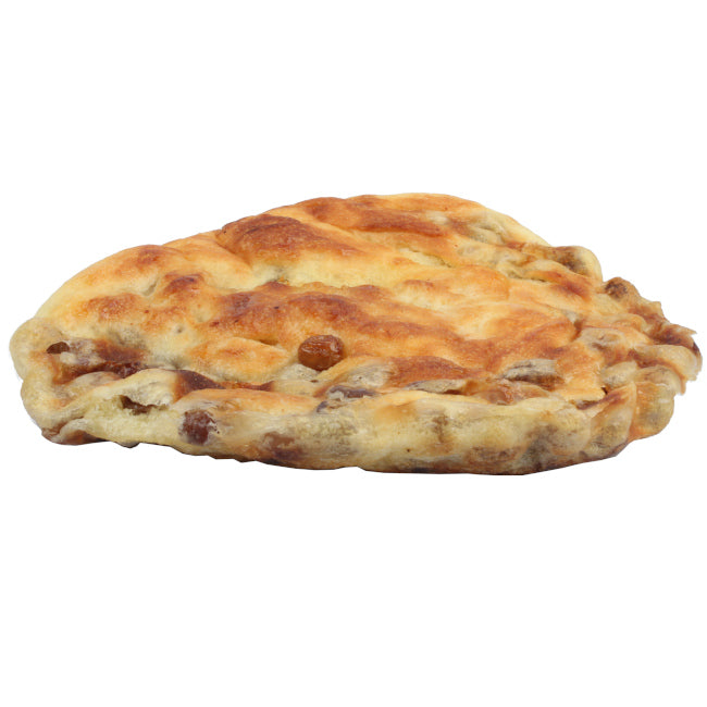 Girella dolce artigianale con uvetta e zucchero prodotta quotidianamente dal Forno Di Noia a San Brancato.