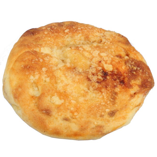 Snack salato artigianale con ciccioli e formaggio confezionato in ATM dal Forno Di Noia, specialità da forno tipica di San Brancato.