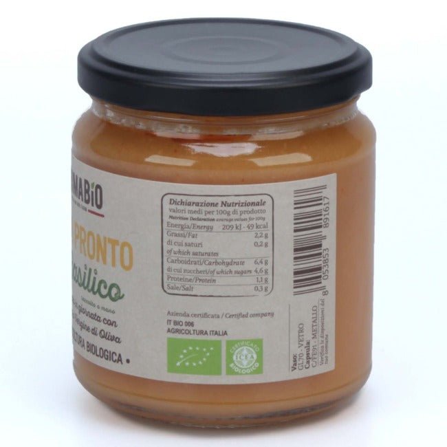 Sugo Pronto con Basilico con pomodoro giallo