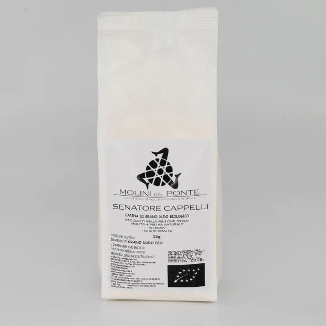 Farina di Senatore Cappelli Siciliana Biologica Molini del Ponte Castelvetrano