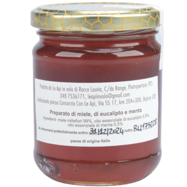 Miele di Pietrapertosa in Basilicata con eucalipto e menta Balsamico