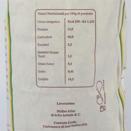 Valori energetici farina Carosella
