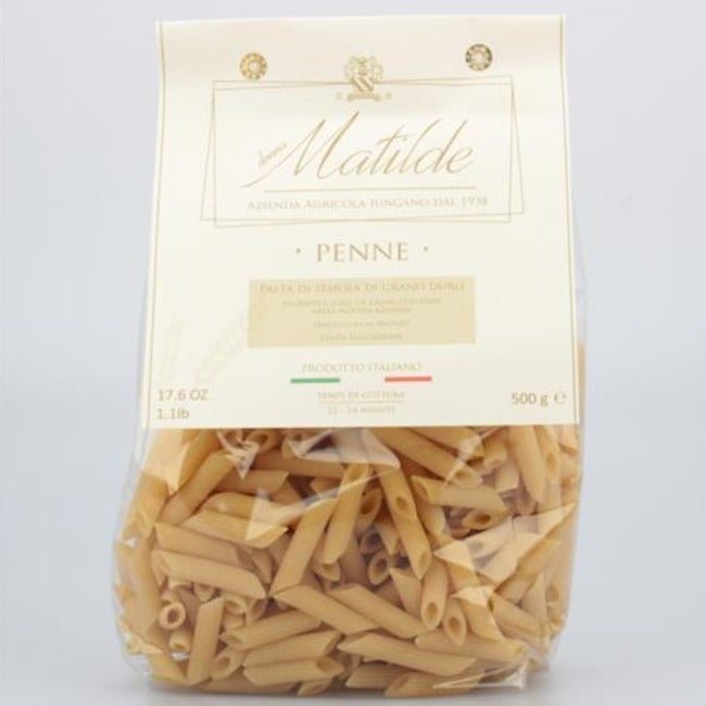 Penne Rigate Iungano Matilde prodotte in Basilicata