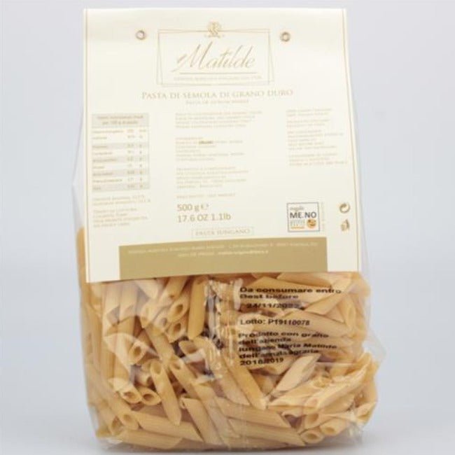 Penne Rigate prodotte in Basilicata