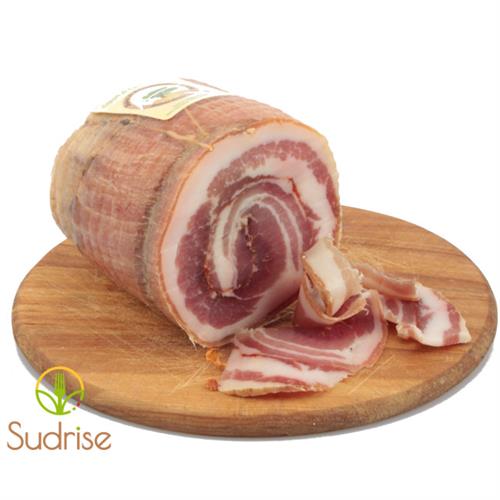 Pancetta Arrotolata Lucana da allevamenti semibradi