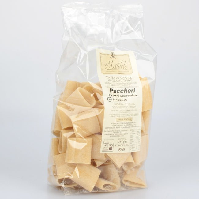 Paccheri Pasta Matilde della Basilicata