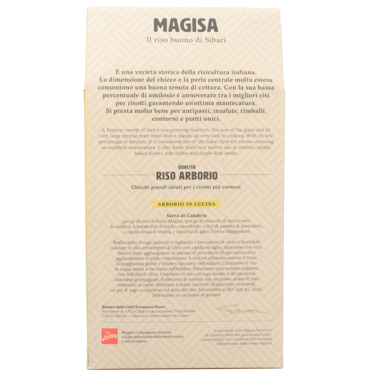 Riso Calabrese Magisa Arborio