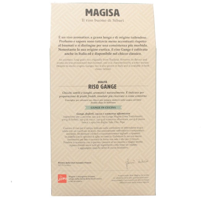 Riso di Sibari Gange