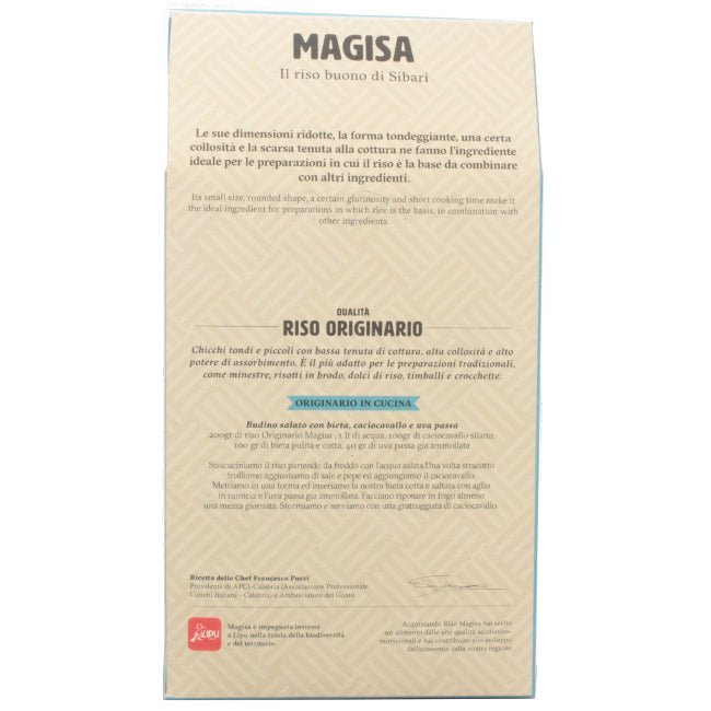 Riso della Calabria Magisa Originario