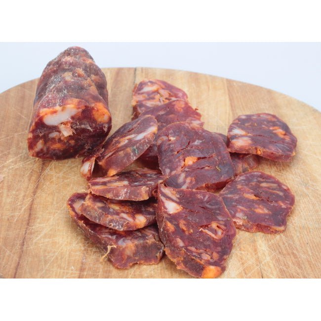 Salsiccia Lucana di suino Nero della Basilicata Carbone