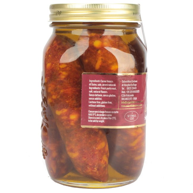 Salsiccia Lucana sott'olio