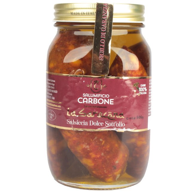 Salsiccia di Tricarico sott'olio