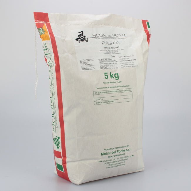 Semola di grano duro non rimacinata Pasta