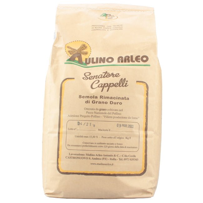 Mulino Arleo del Pollino farina Senatore Cappelli