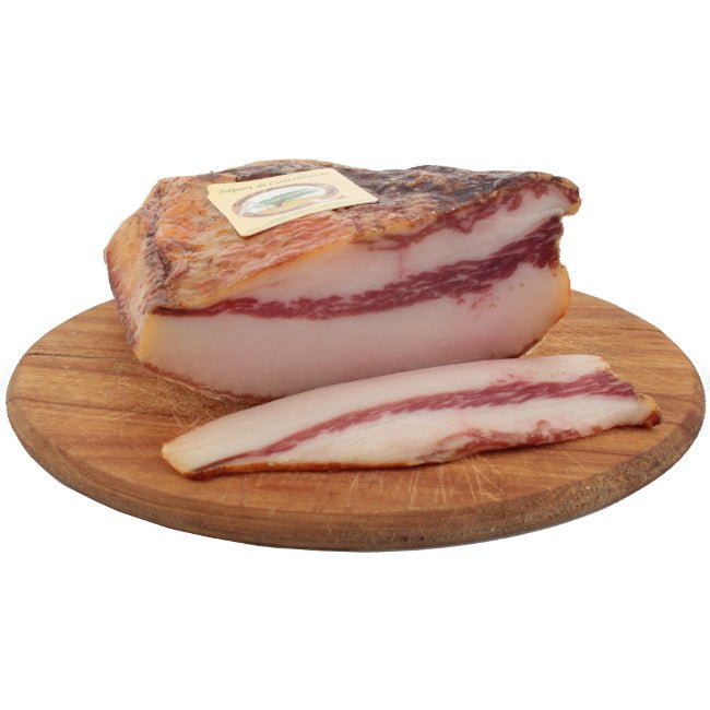 Guanciale da allevamenti semibradi Lucani