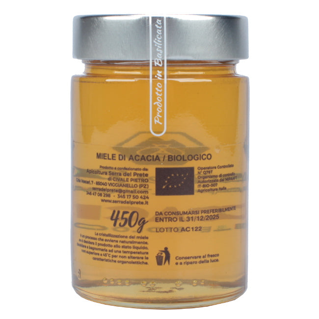 Miele della Basilicata Biologico ACACIA Serra del Prete di Viggianello Pollino