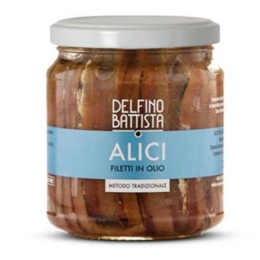 Filetti di alici in olio
