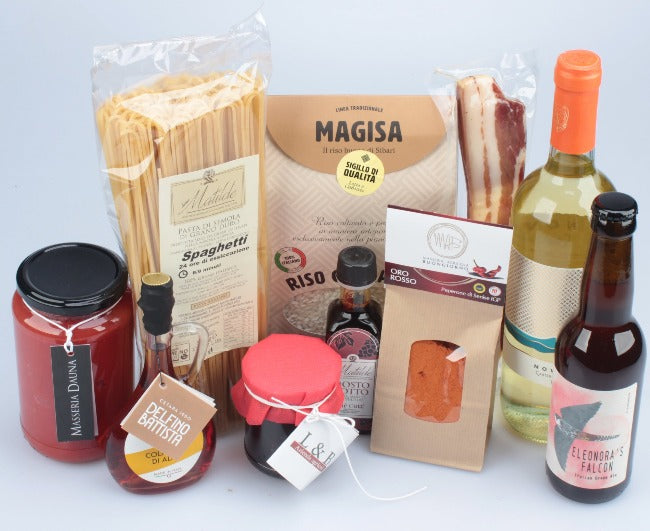 Regalo Box di Natale e Pasqua per dipendenti aziende e collaboratori con prodotti tipici della Basilcata Puglia e Campania