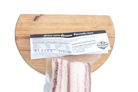 Pancetta Tesa Lucana di Suino Nero 