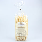 Fusilli Ferricelli Lucani del Pastificio Lucanella, pasta artigianale della Basilicata realizzata con semola di grano duro secondo la tradizione lucana.