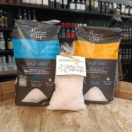 Sale Vero delle Saline Culcasi Integrale essiccato al sole no trattato
