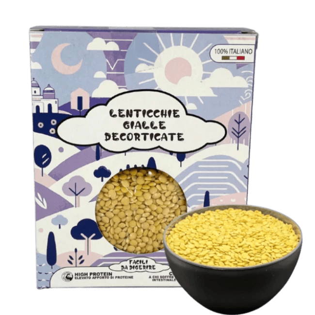 Lenticchie Gialle Decorticate