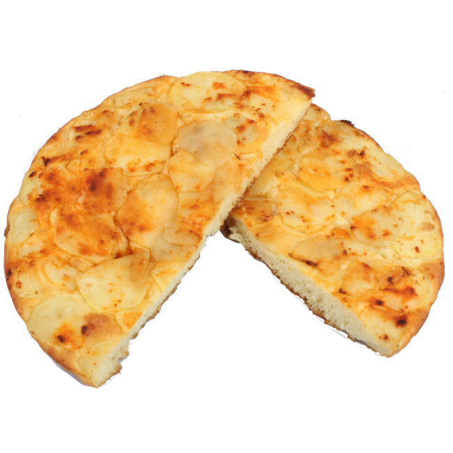 Focaccia con le patate pizza lucana prodotta in Basilicata a San Brancato dal forno di Noia