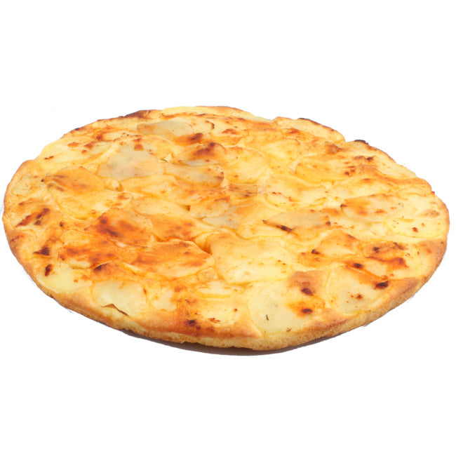Trancio di focaccia alle patate con impasto soffice e doratura artigianale
