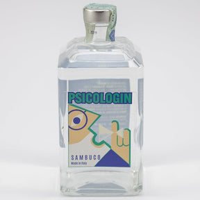 Gin artigianale italiano Psicologin al sambuco – London Dry del Matese con botaniche floreali e profumo fresco ed equilibrato