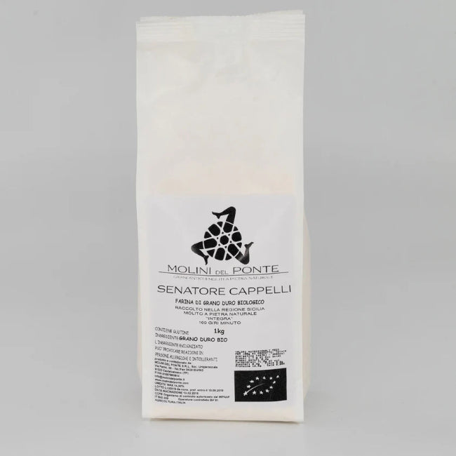 Farina di Senatore Cappelli Siciliana Biologica Molini del Ponte Castelvetrano