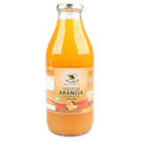 Succo di arancia calabrese biologico 100% puro non da concentrato in bottiglia di vetro. Patea 