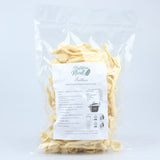 Trittico di pasta fresca artigianale: selezione di formati tipici prodotti a Laurenzana.