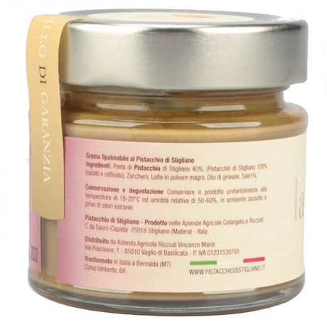 Crema spalmabile al Pistacchio di Stigliano