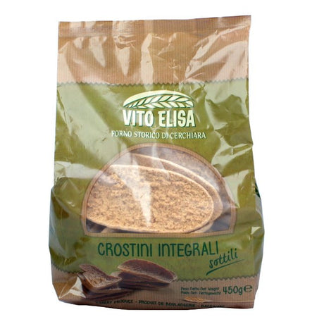 Pane integrale di Cerchiara di Calabria Crostini