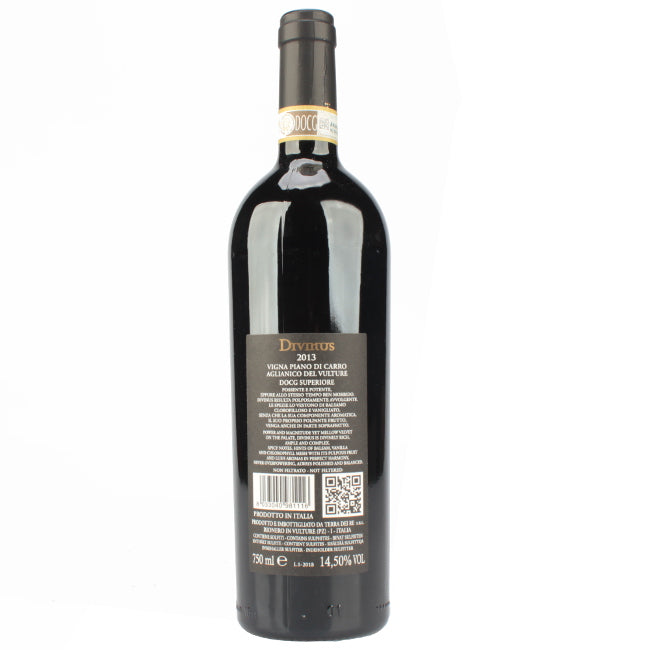 Aglianico del Vulture Vigna Piano di Carro Terra dei Re Basilicata