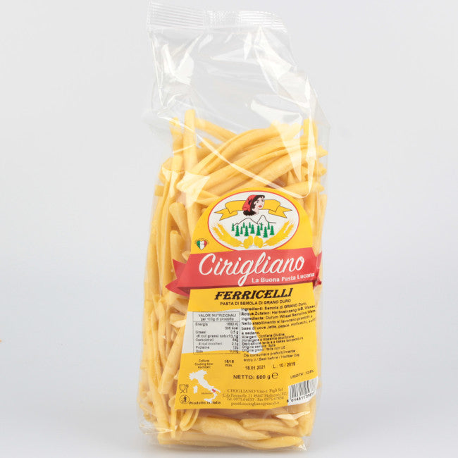 Pasta artigianale del Pastificio Cirigliano Ferricelli