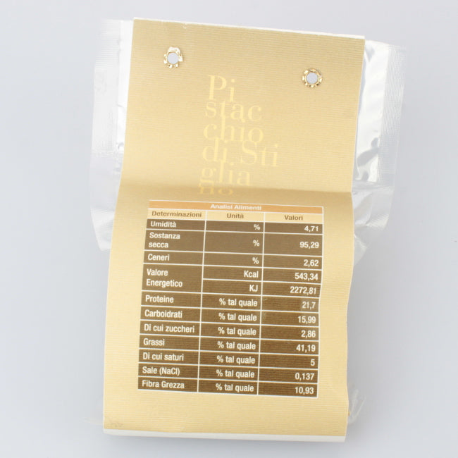 Pistacchio di Stigliano Valori Nutrizionali