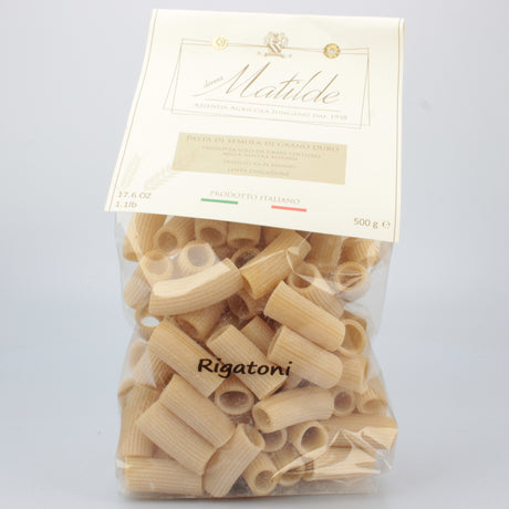 Rigatoni Maccheroni con grani Italiani