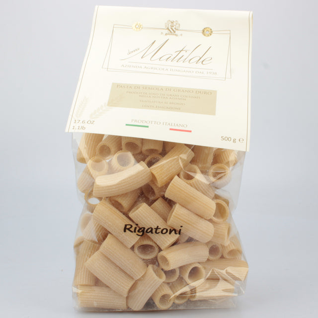 Rigatoni Maccheroni con grani Italiani