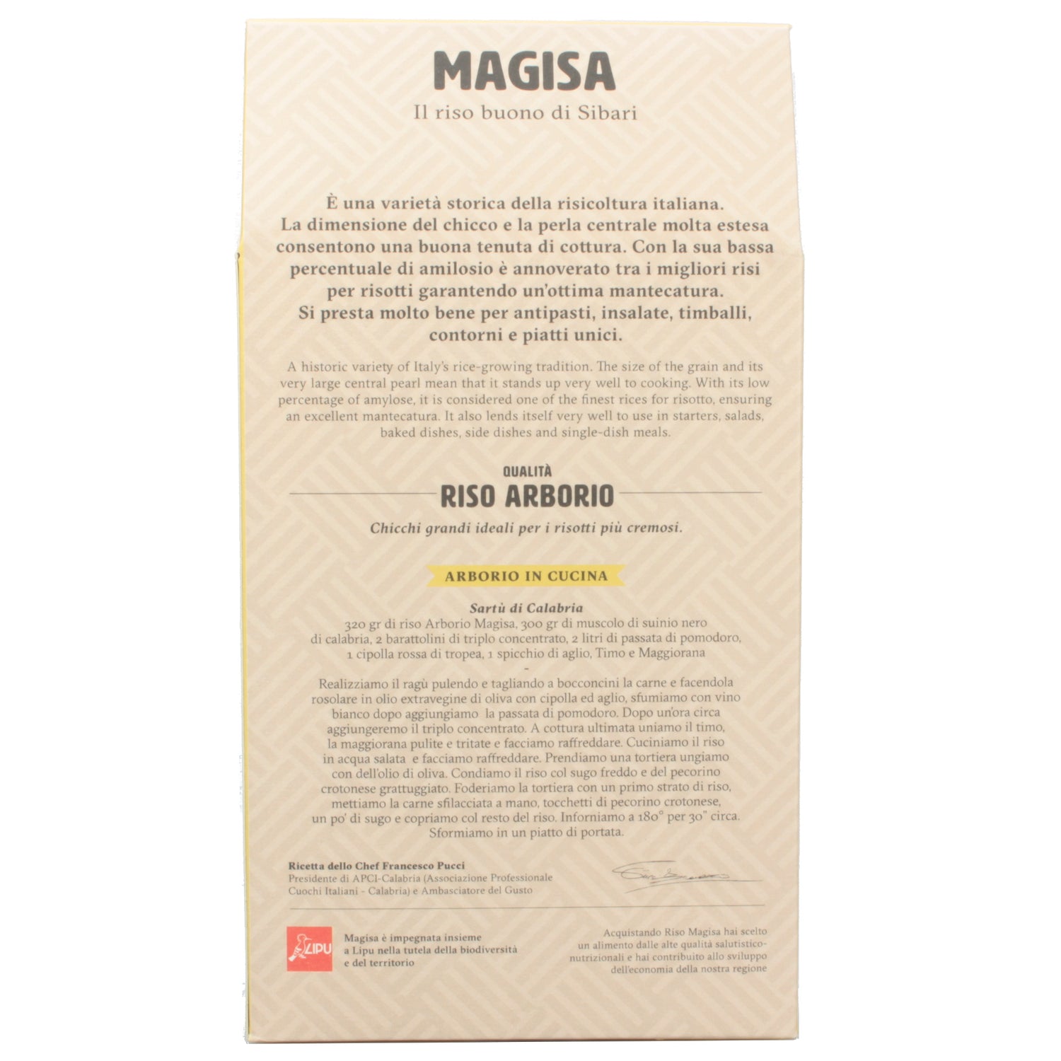 Riso Calabrese Magisa Arborio