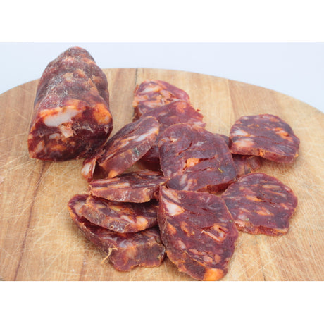 Salsiccia Lucana di suino Nero della Basilicata Carbone
