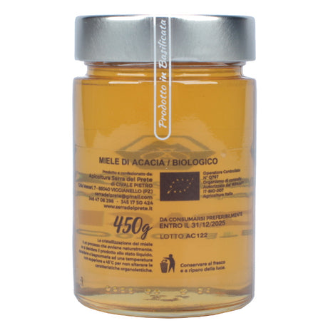 Miele della Basilicata Biologico ACACIA Serra del Prete di Viggianello Pollino