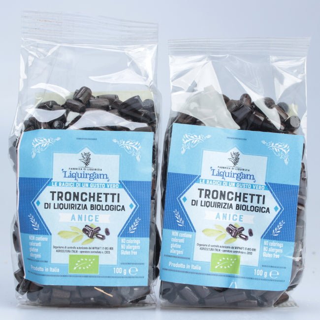Tronchetti di liquirizia Biologica all'anice