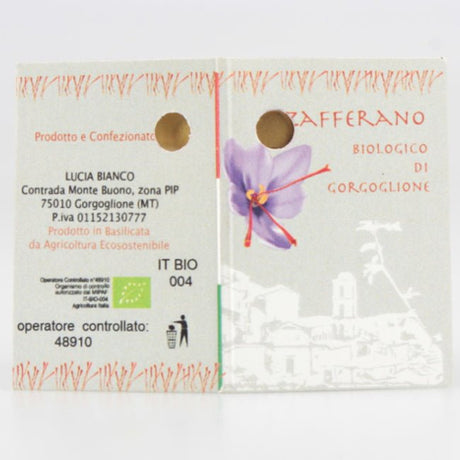 Zafferano Italiano della Basilicata